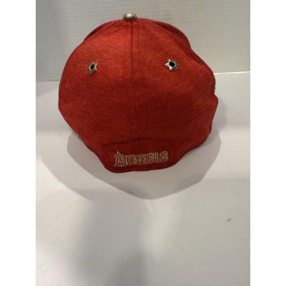 Los Angeles Angels Hat Cap Fitted Mens Large Red MLB Baseball All Star New Era - Picture 4 of 10